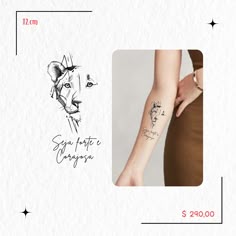 tatuagem de encorajamento