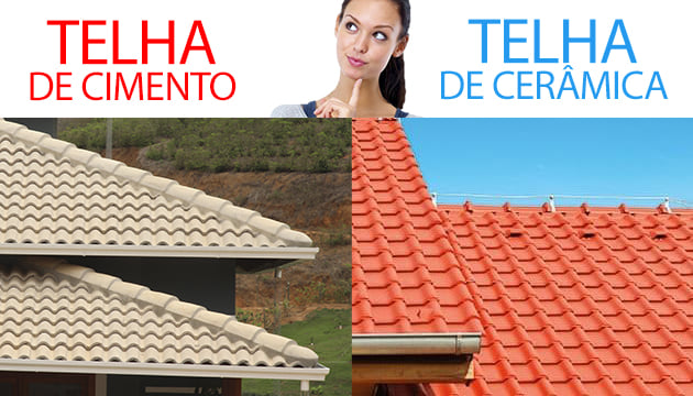 telha de barro ou concreto