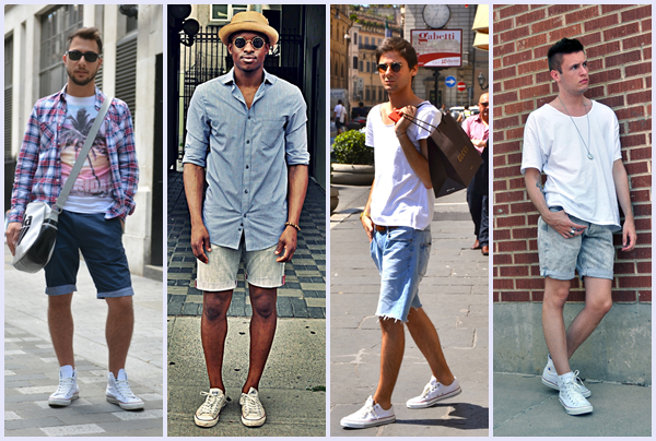 looks com All Star branco