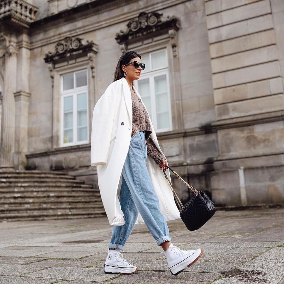 Converse plataforma looks