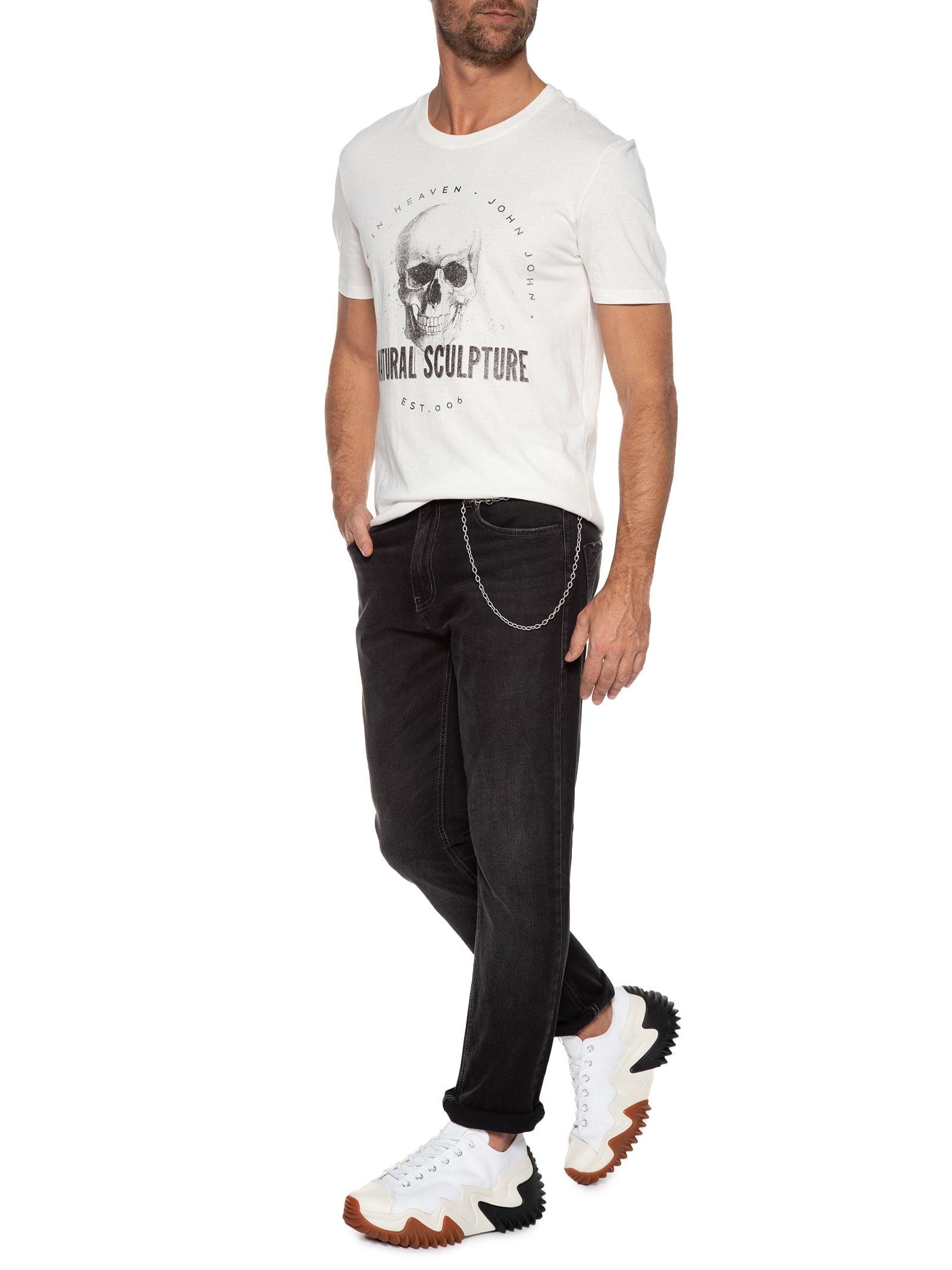 Converse branco masculino