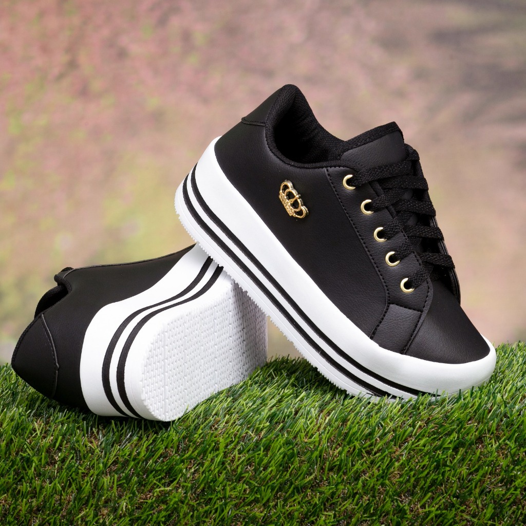 tênis preto feminino que não suja