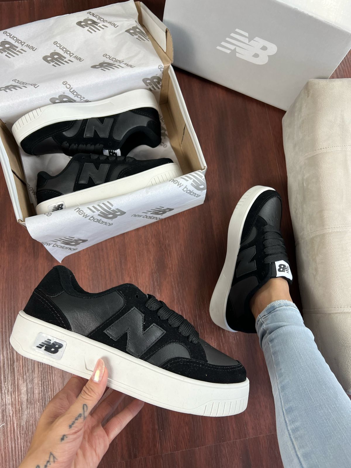 tênis preto feminino Ousy