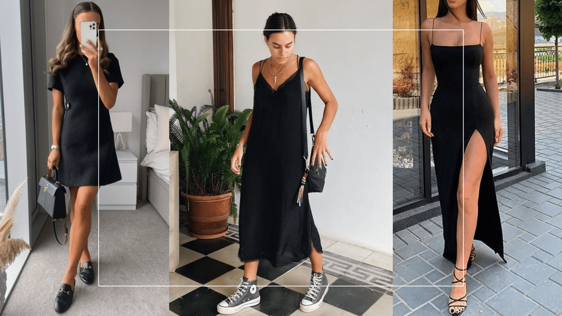 acessórios para look com tênis preto e vestido