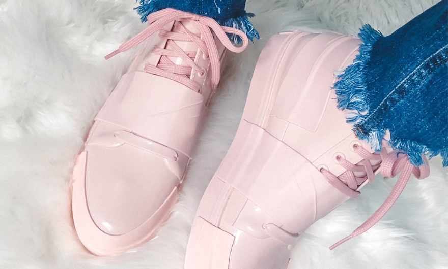 tenis rosa looks