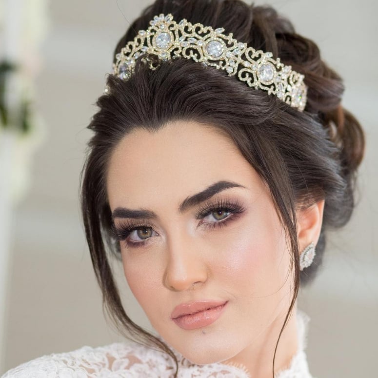 tiara de noiva minimalista