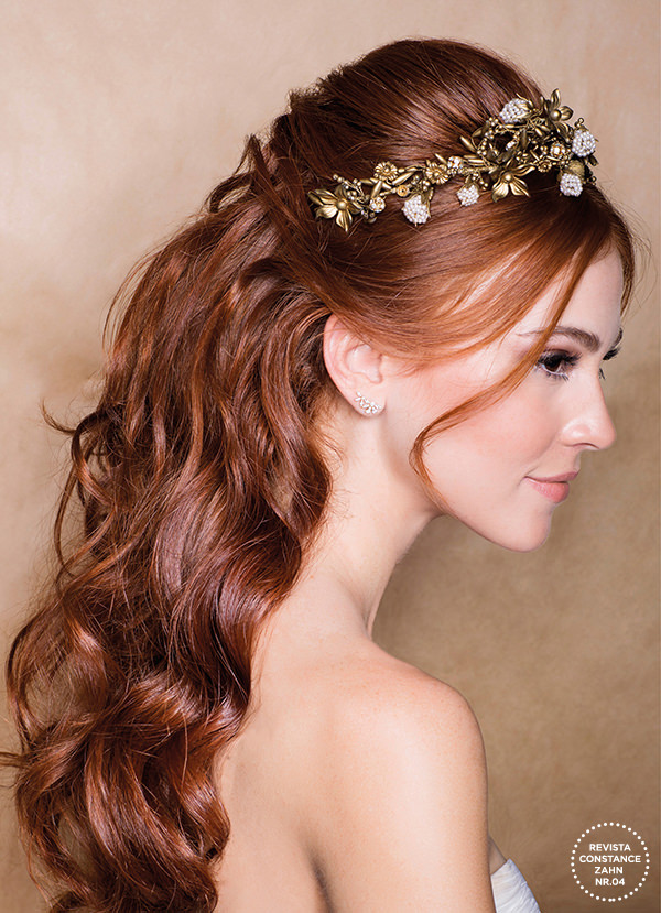 tiara de noiva moderna