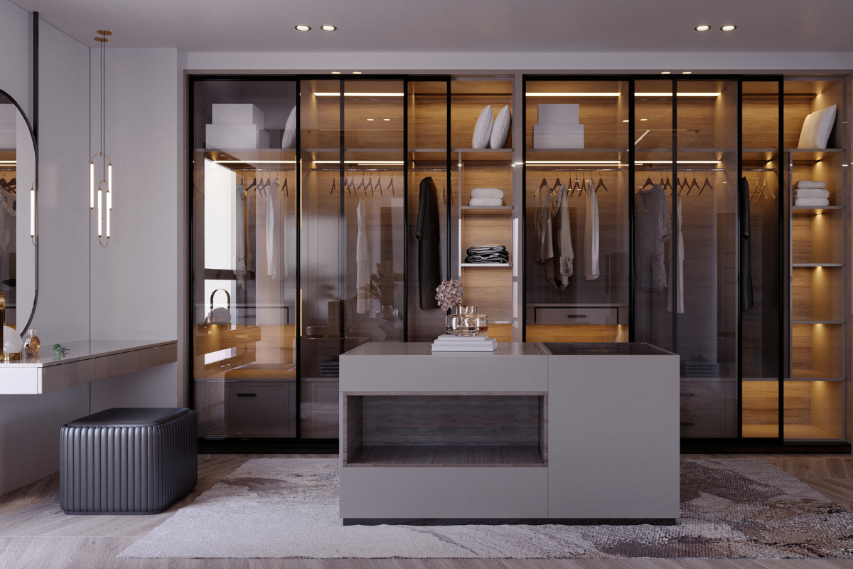 soluções de organização guarda roupa casal