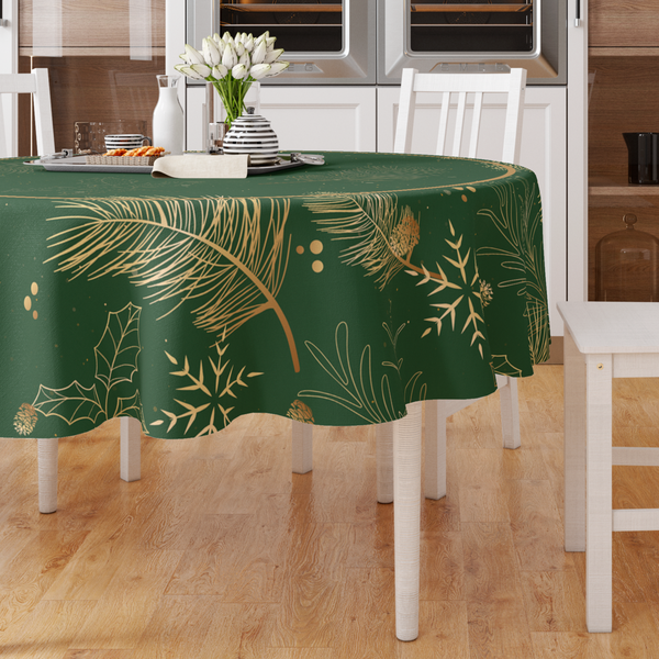 toalha de mesa para churrasco verde e amarelo
