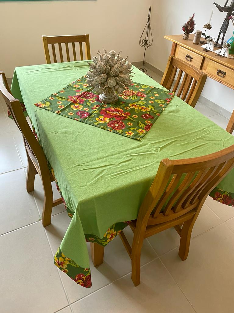 onde comprar toalha de mesa verde e amarela