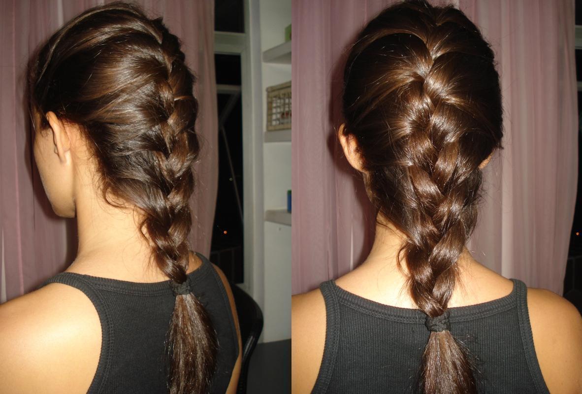 trança embutida em cabelo curto para festa