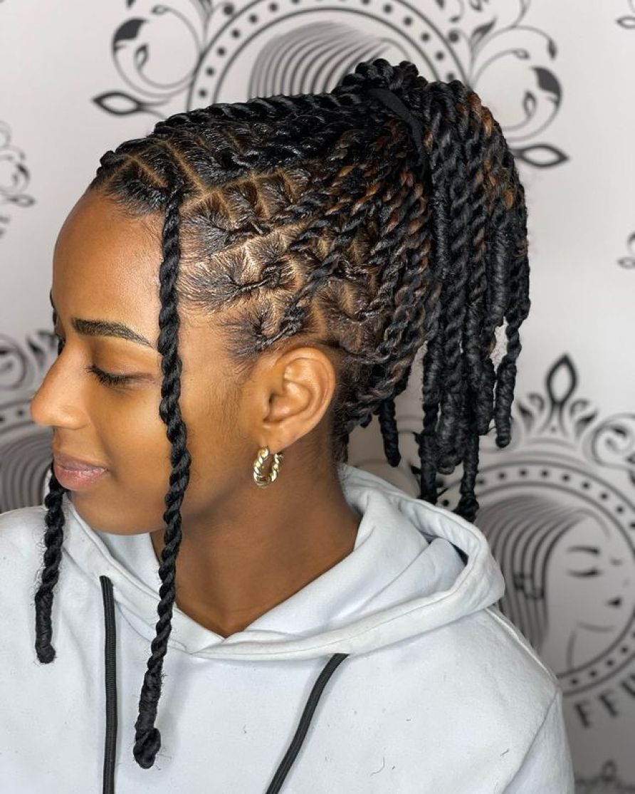 cabelo trançado