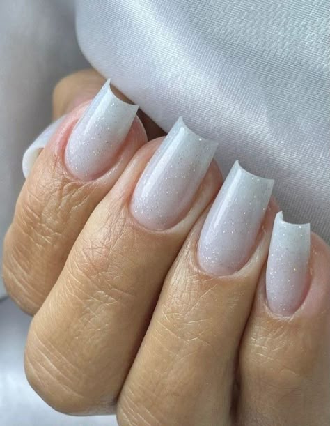 esmalte glitter branco