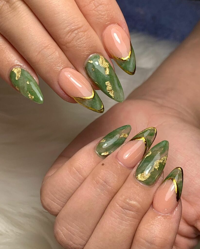 nail art almond
