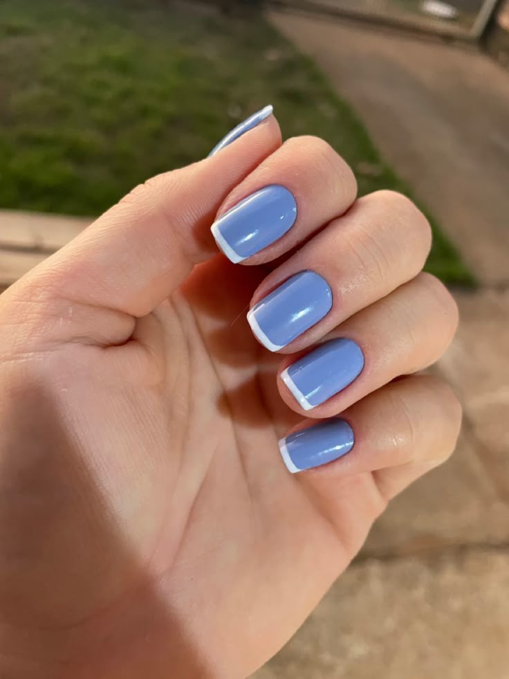 nail art azul