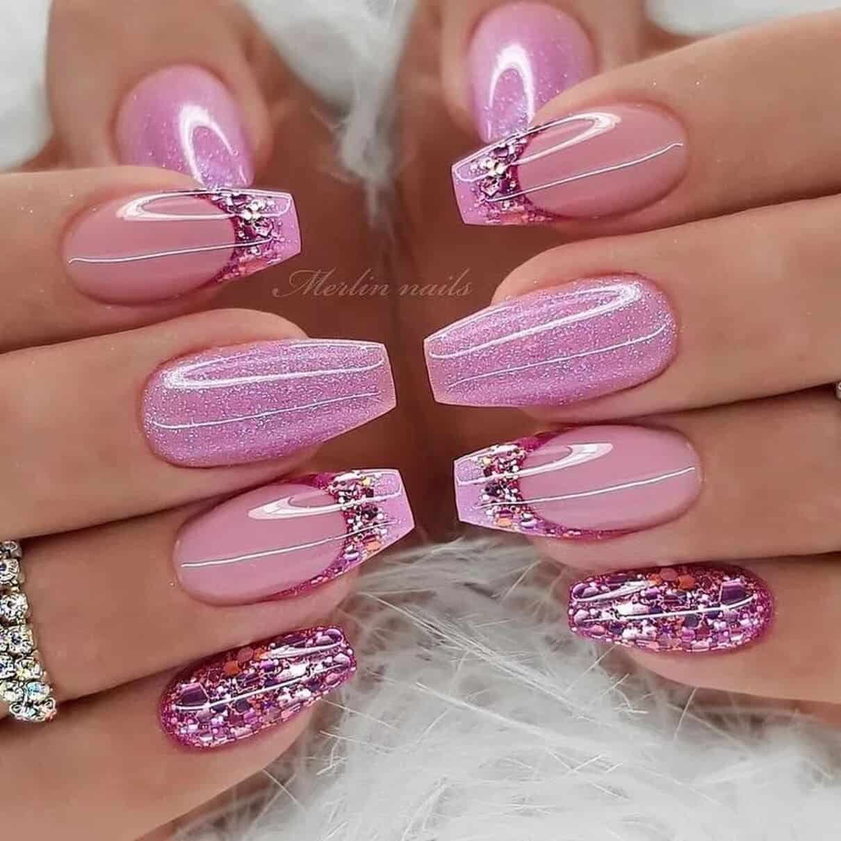 unha decorada bailarina