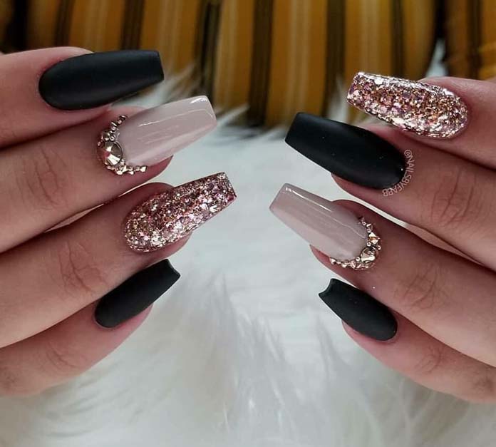 unha decorada bailarina