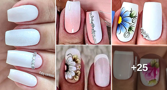 nail art branca