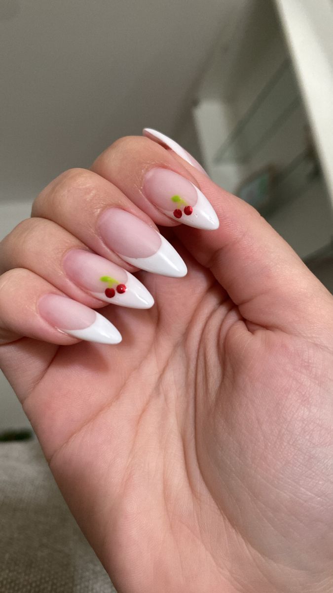 nail art cereja