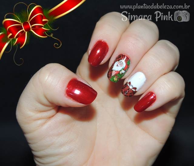 decoração de unha natal