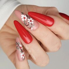 Unha em gel com glitter