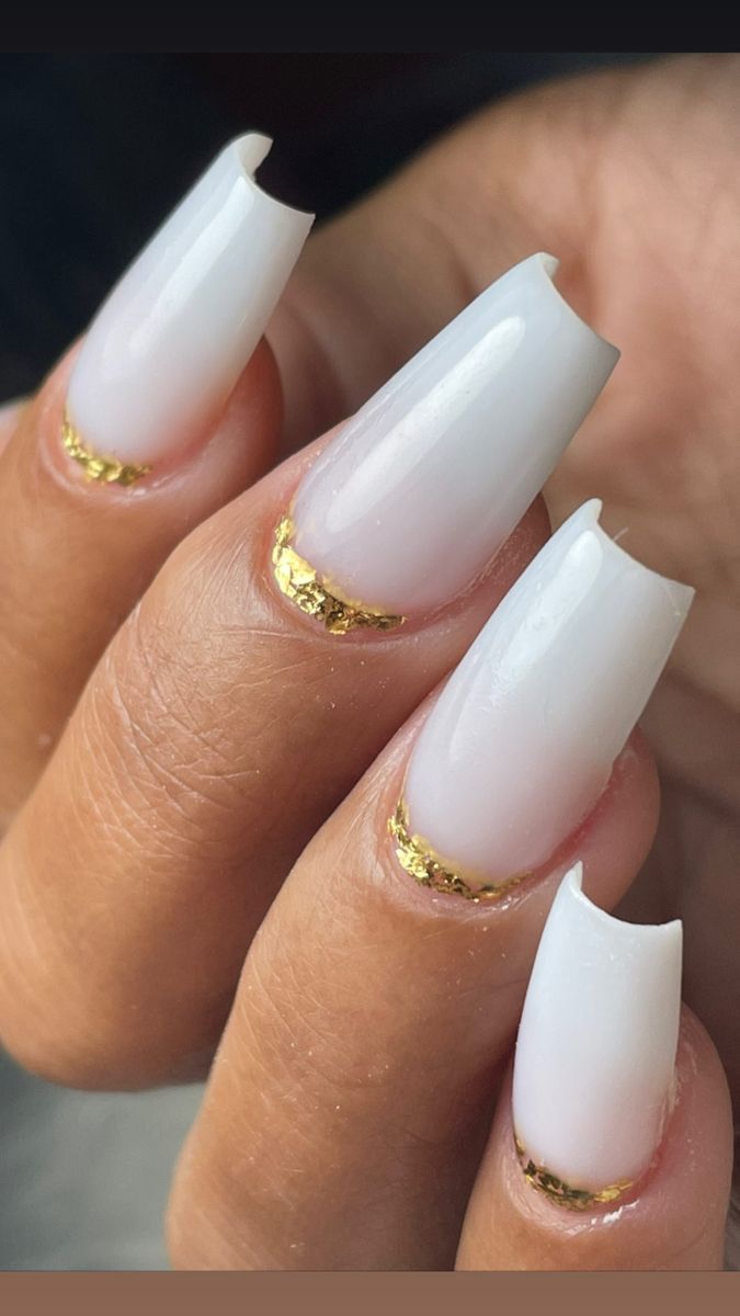 folha de ouro para unhas