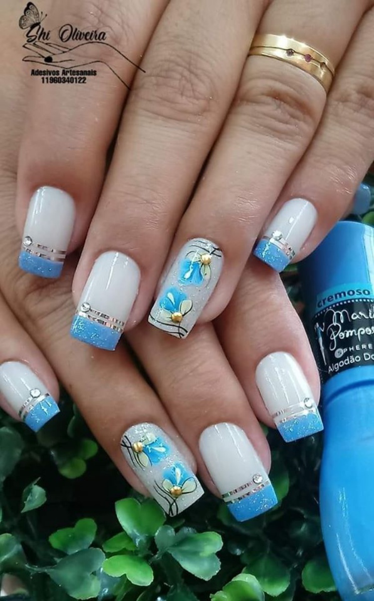 francesinha azul bebê