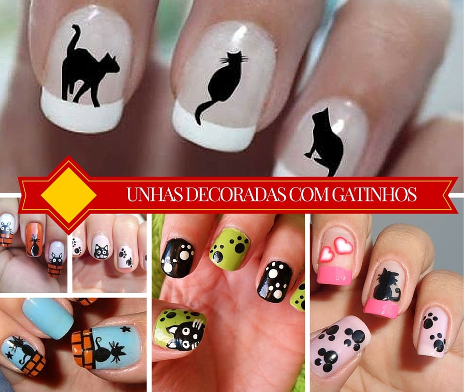 unha minimalista gato