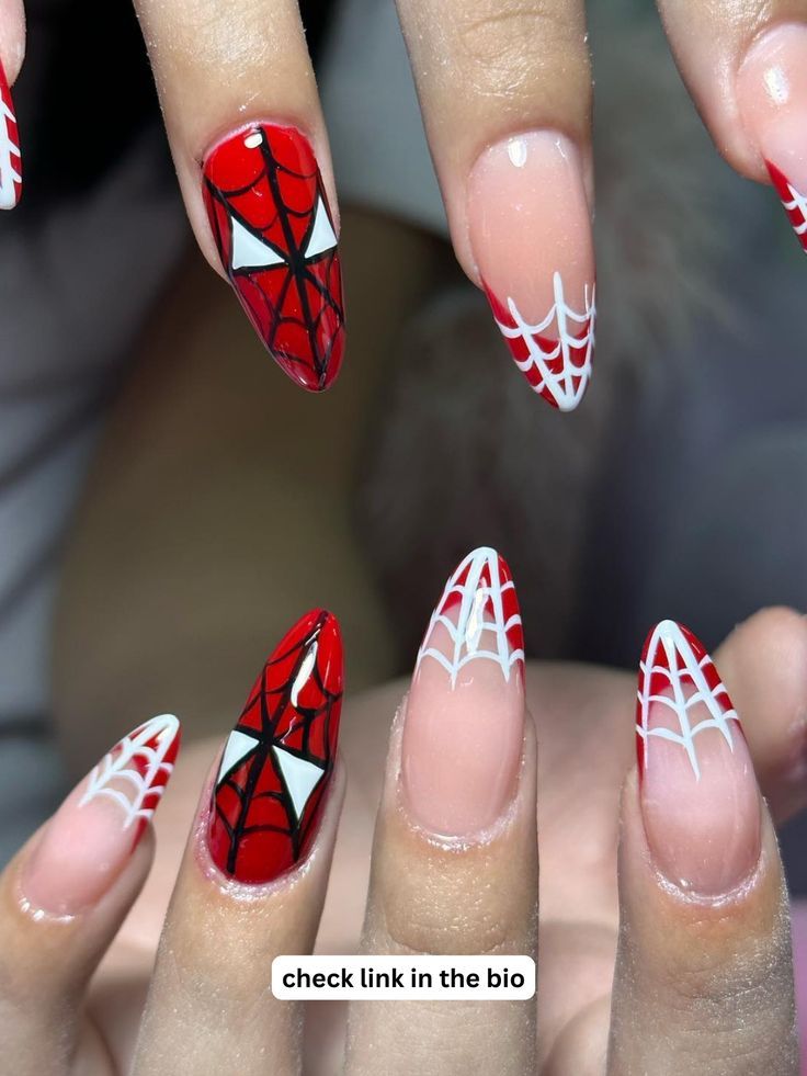 unha do homem aranha passo a passo