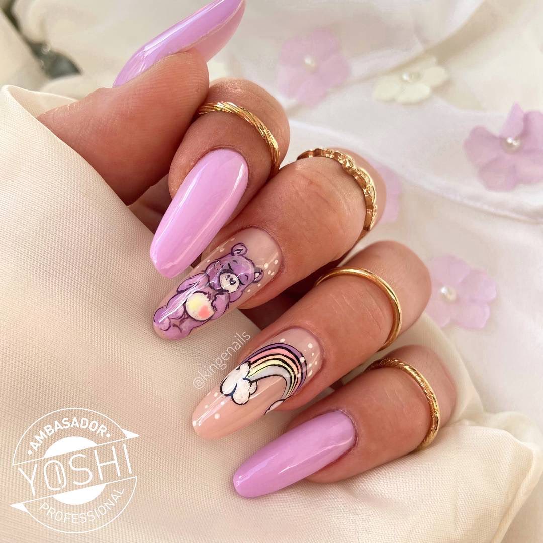 manicure infantil simples