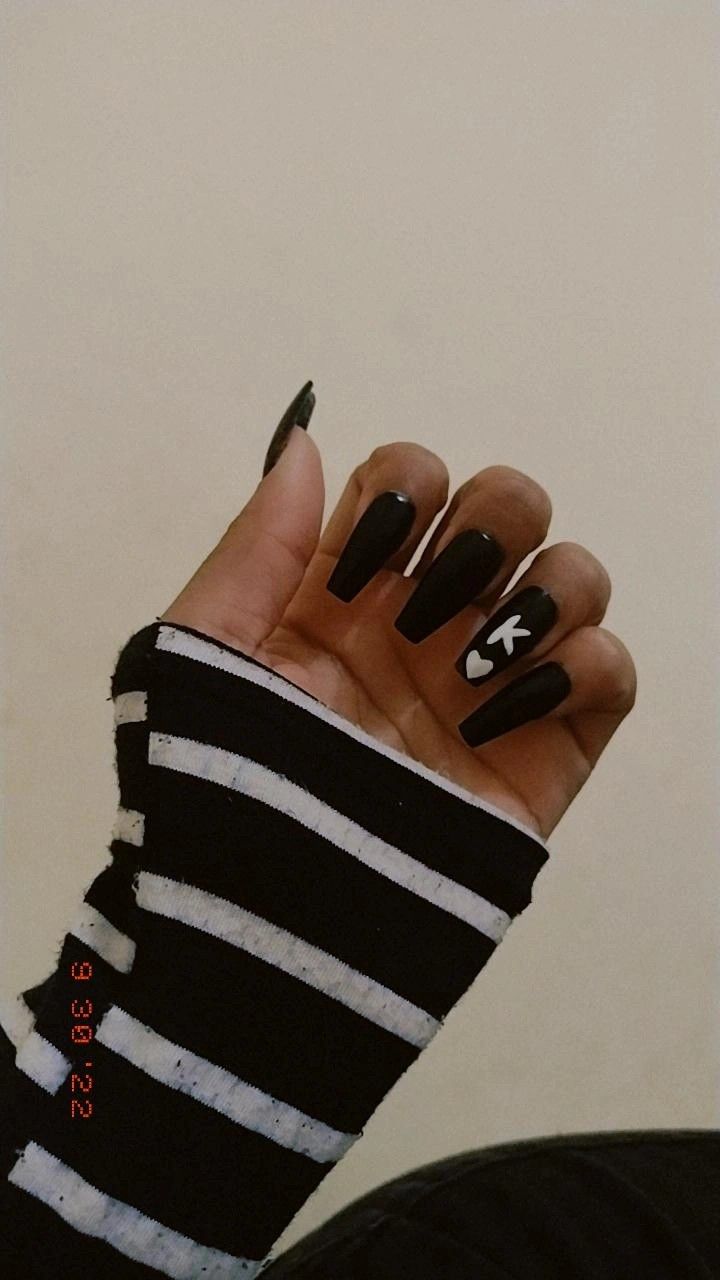 unha com letra do amor