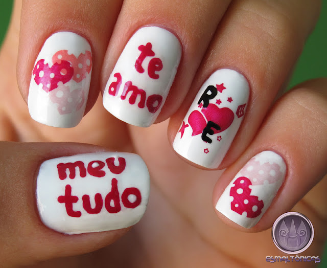 unha inicial do crush