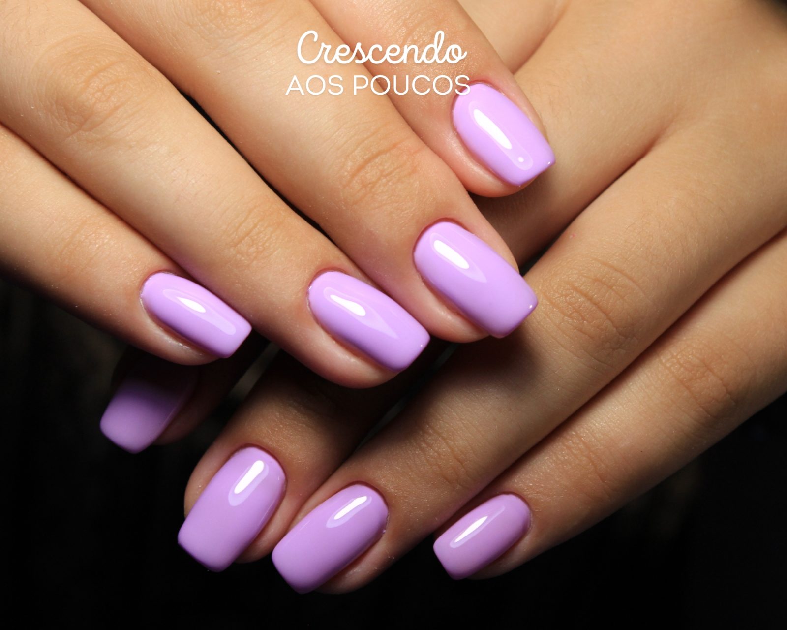 nail art lilás