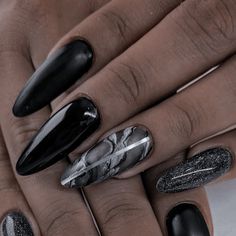 ideias unhas pretas