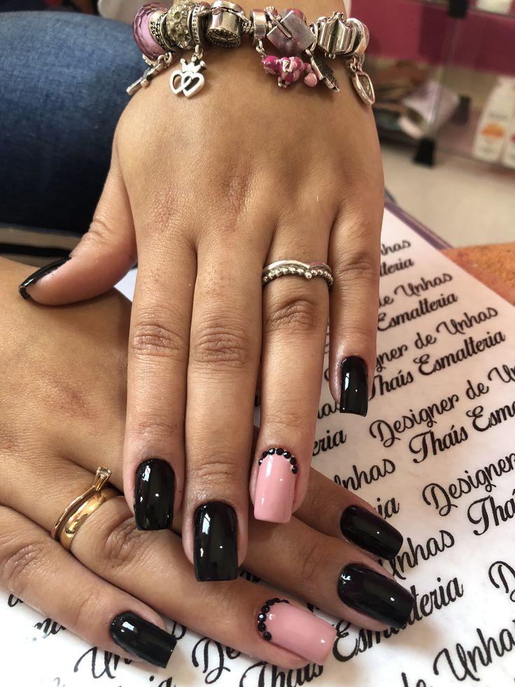 ideias unhas pretas