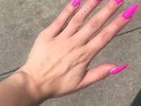 Unha rosa cromada