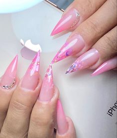 Unha rosa pink