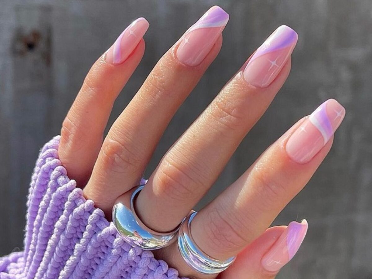 unhas quadradas decoradas minimalistas
