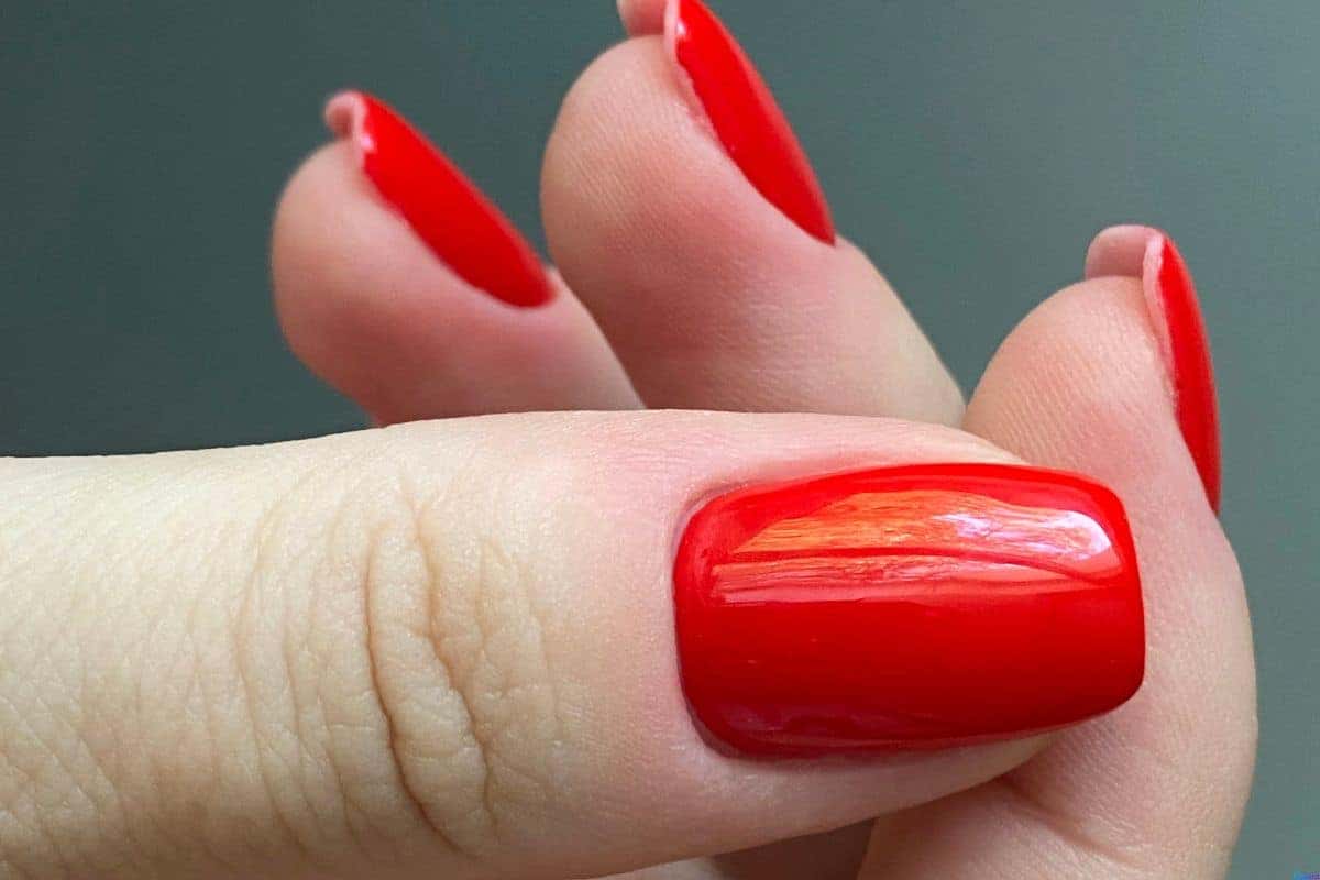 unhas quadradas decoradas casamento