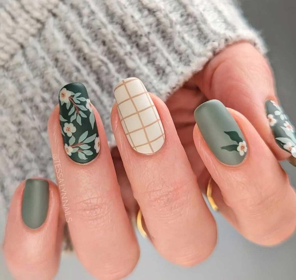 Esmalte verde militar