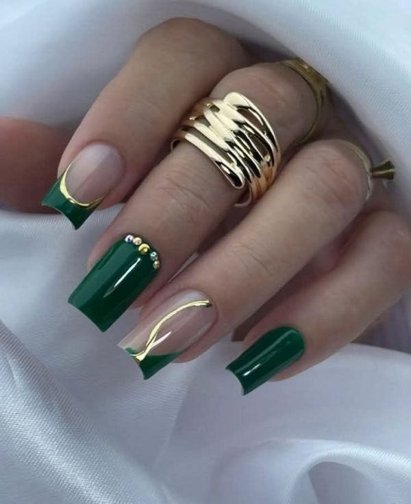 Nail art verde