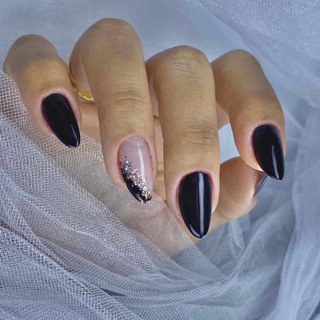 esmalte preto em gel