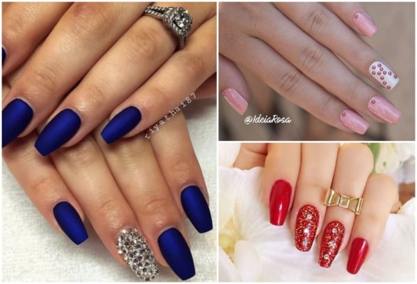 nail art para convidada de casamento
