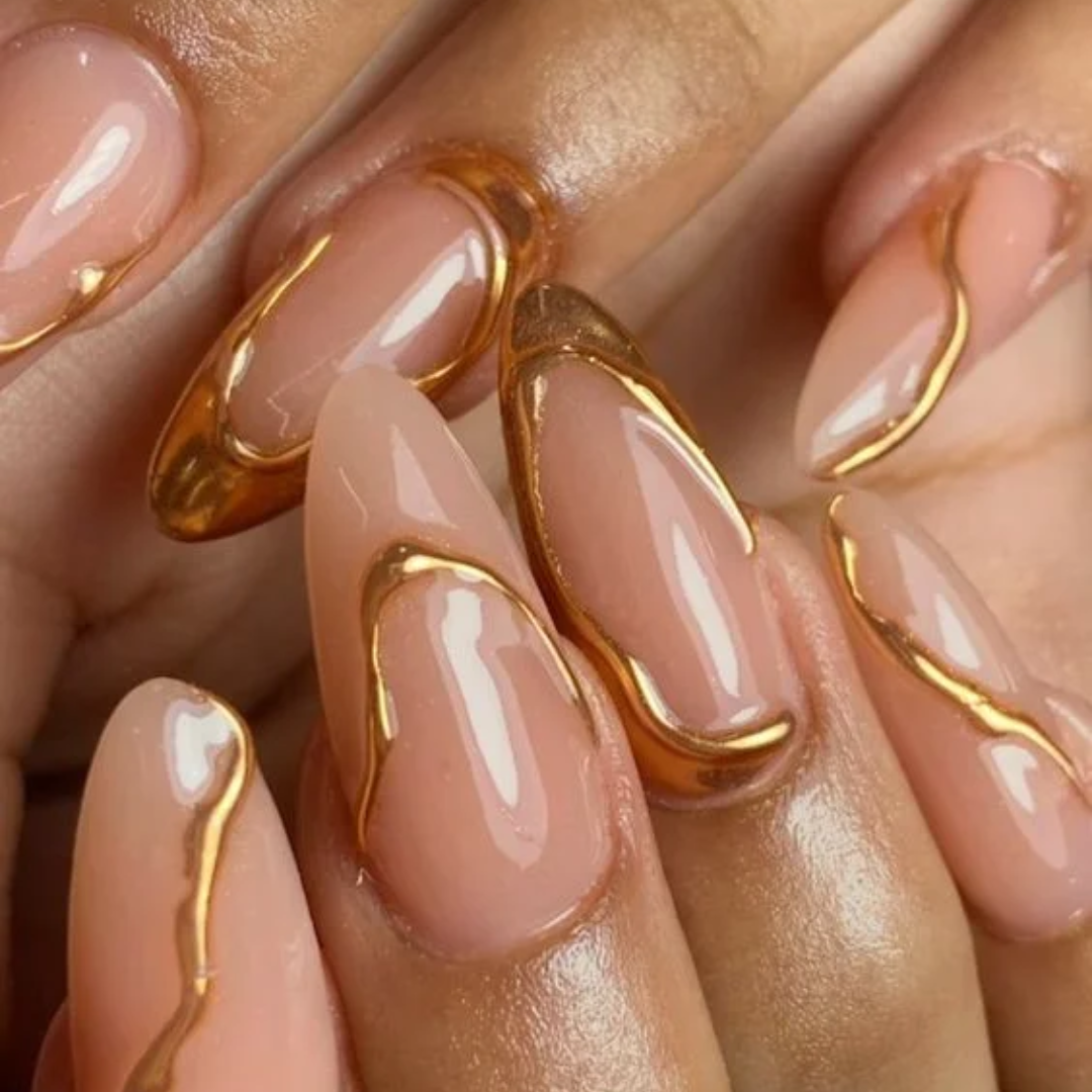 unhas 3d borboletas