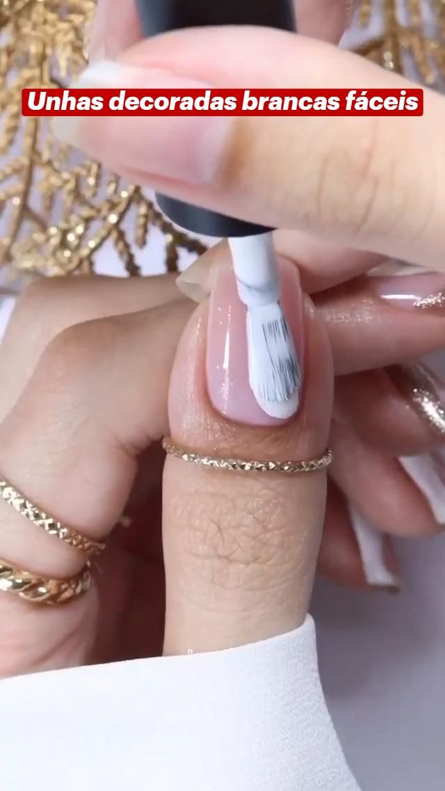 manicure branca