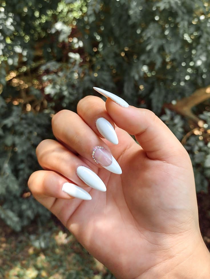 unhas brancas opacas