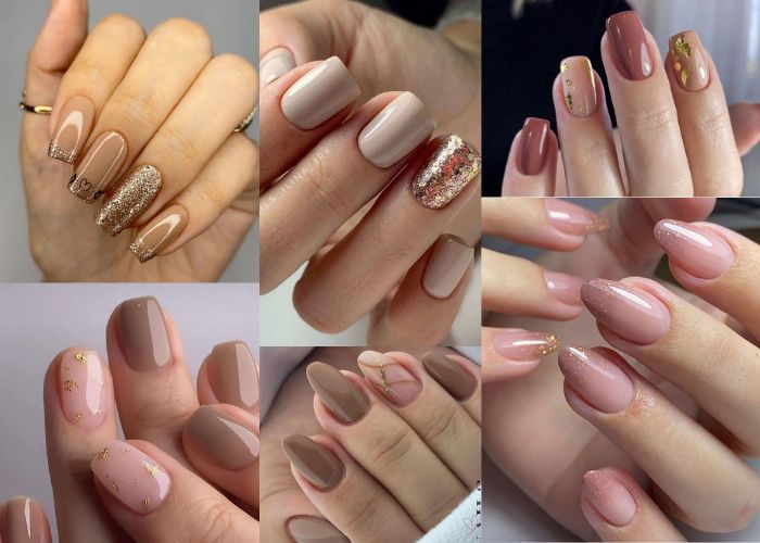 unhas curtas elegantes