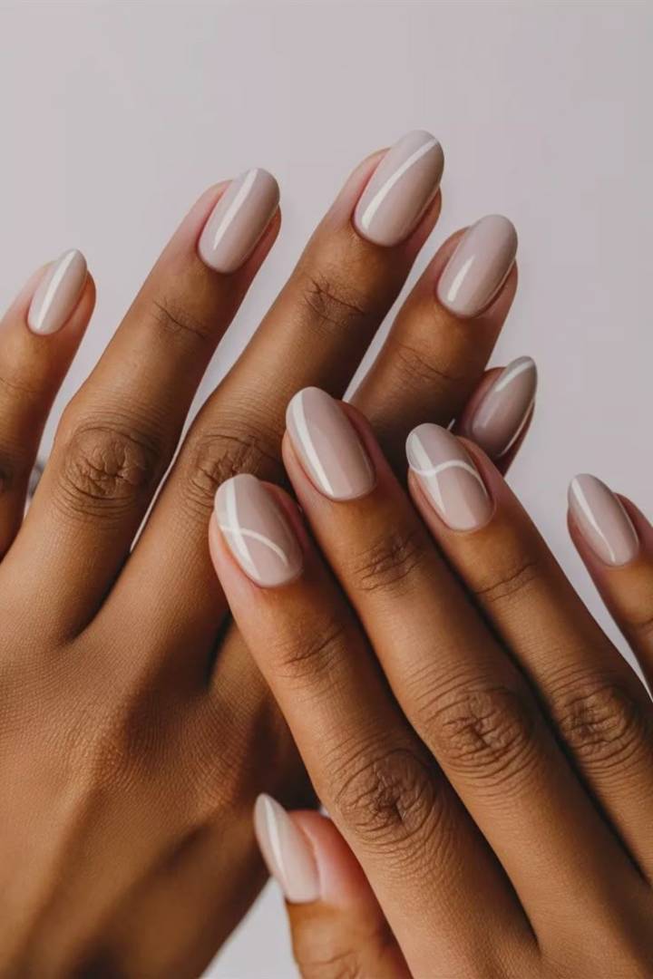 unhas de gel elegantes