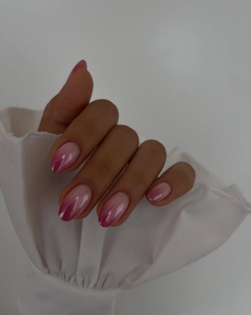 unhas de gel babyboomer