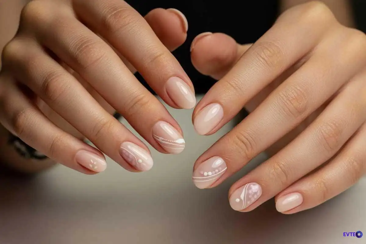 unhas de gel cromadas